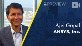 Preview: ANSYS, Inc., Ajei Gopal, President & CEO