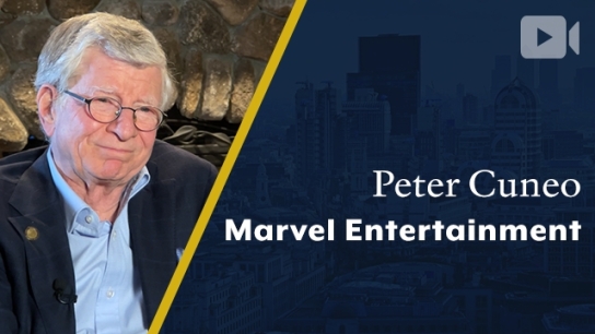 Marvel Entertainment, Peter Cuneo, Former CEO