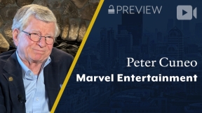 Preview: Marvel Entertainment, Peter Cuneo, Former CEO (11/30/2021)